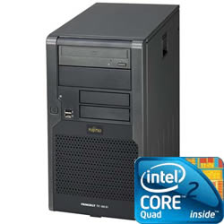 プライベートクラウド実用サーバー クアッドコア Non ECC メモリ16GB HDD 500GBx4 富士通 PRIMERGY TX100 S1 (ESXi サポートあり) 2 台