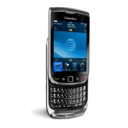 RIM BlackBerry Torch 9800 (Black / Silver) (Band 142) RDG71UW (No carrier logo) SIM-unlocked