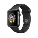 Apple Watch Series 2 38mm Stainless Steel Case [Black] Sports Band MP4D2