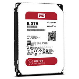 Western Digital WD Red WD80EFZX NAS HDD 8TB 5400rpm 128MB