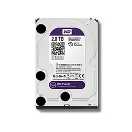 Western Digital WD PURPLE WD20PURZ Surveillance HDD 2TB 5400rpm 64MB